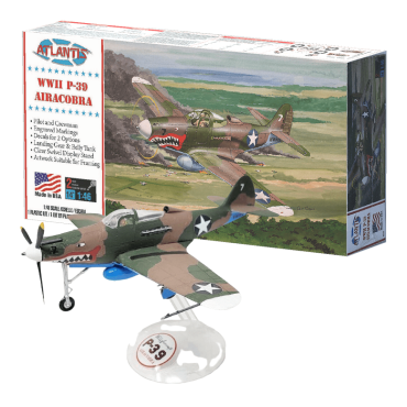 KIT PARA MONTAR ATLANTIS WWII P-39 AIRACOBRA 1/46 ATL 222
